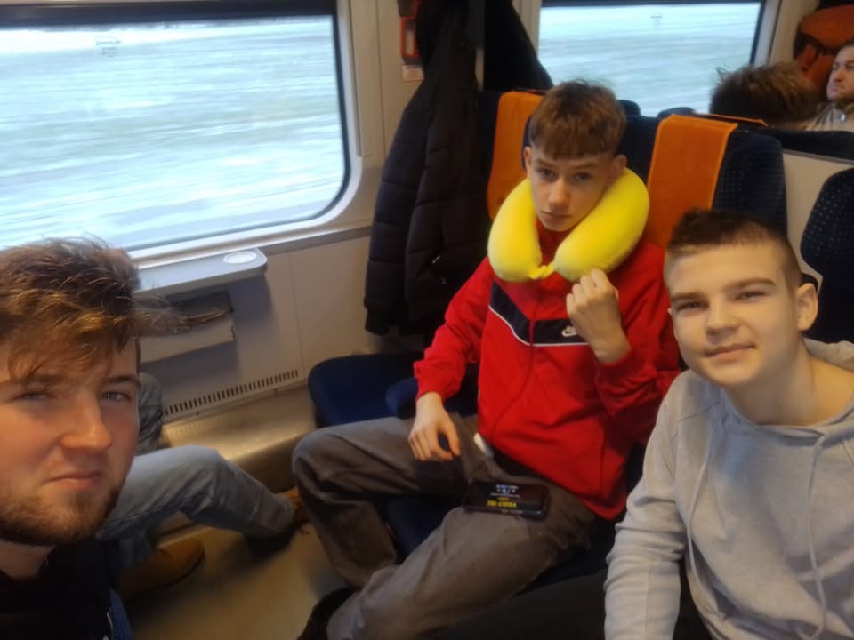 W drodze na seminarium do Dęblina...