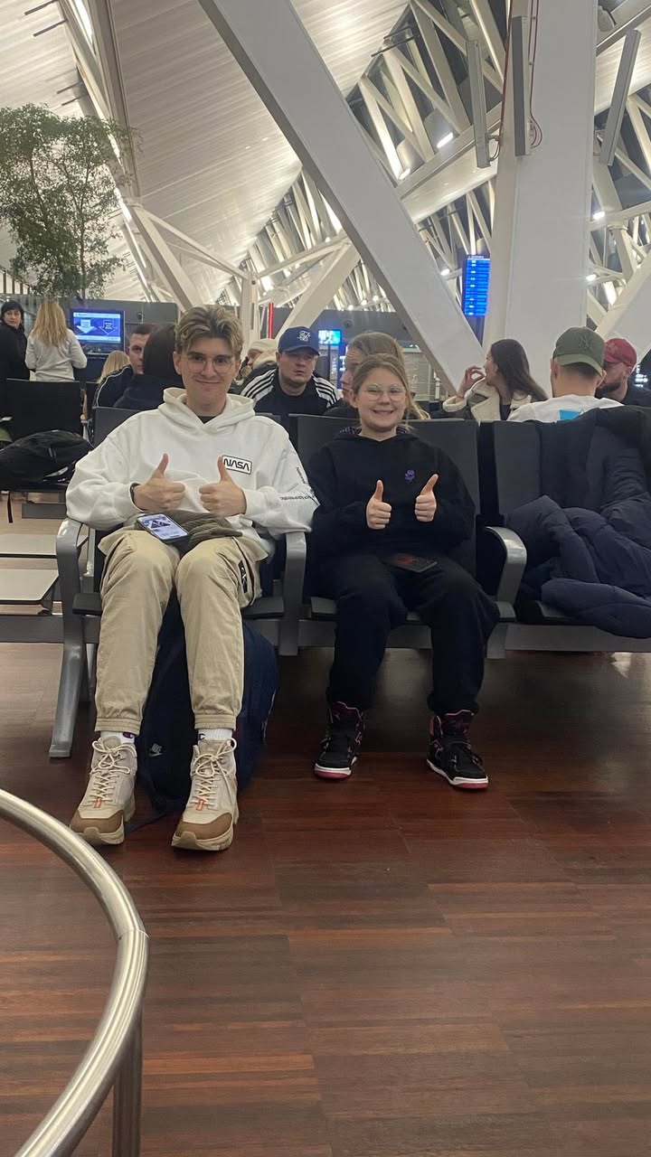 Pozostała część ekipy (Gracek i Natusia) dolecą do Goteburga...