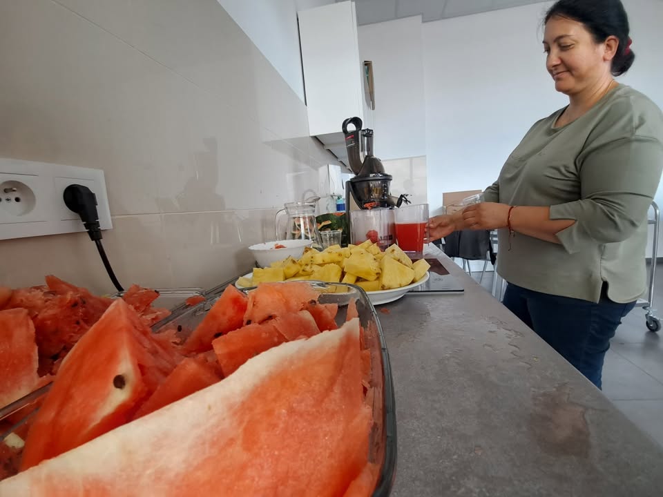 Bardzo dziękujemy Pani Moni za poświęcony czas i pyszne soki...