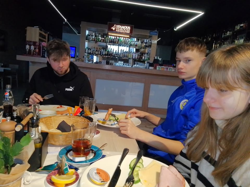 Zaczynamy dzień w Stężycy...