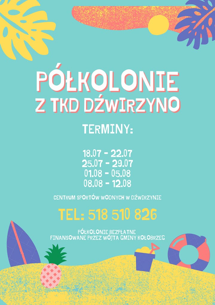 Nowy konkurs na pólkolonie, nowe terminy. Na razie  rozpiska...