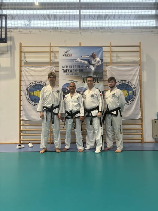 Seminarium z Mistrzem Juanito Arsol 😎 Piotr Bernat Kaziu Ciołek Grzegorz Ciołek Taekwon-do Dźwirzyno i Kl — Klub Taekwon-do Dźwirzyno